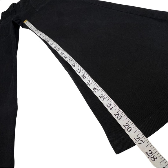 Umgee Flare Jeans Mid Rise Patch Pocket Trouser Denim Pants Black Medium M A0363 - Picture 10 of 15